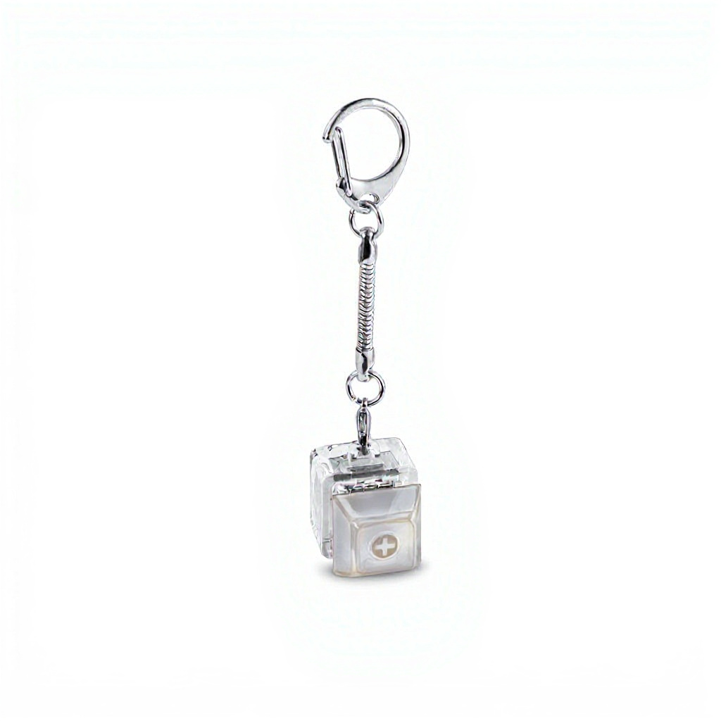 Agate computer-key keychain